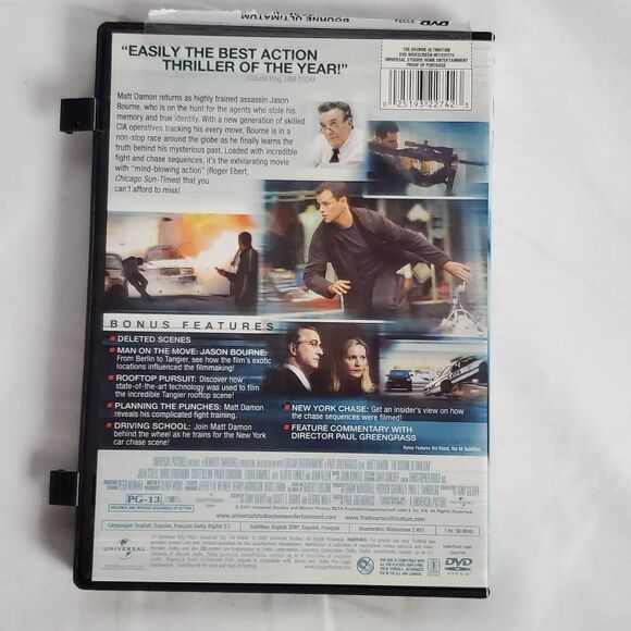 The Bourne Ultimatum (Widescreen DVD) - Picture 3 of 3